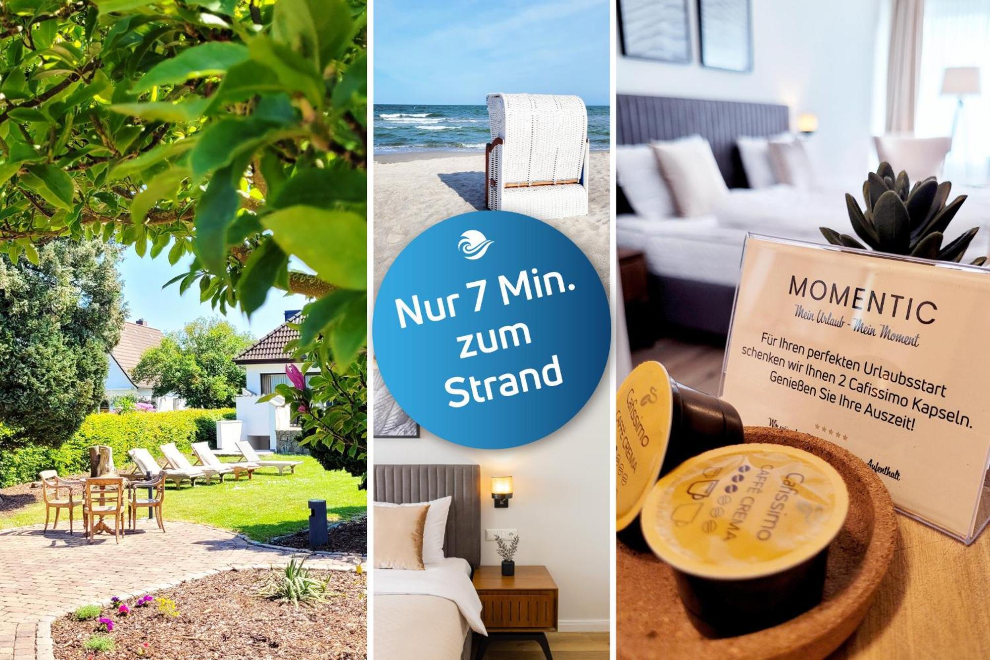 Hochwertige Ferienwohnung Mit Sonnenterrasse & Gartenblick, Nur Wenige Gehminuten Zum Strand ชาร์บอยท์ซ ภายนอก รูปภาพ